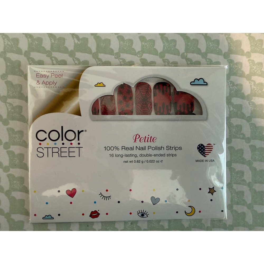 Petite Retired Color Street Nail Polish Nail Strips Truth Or Scare
